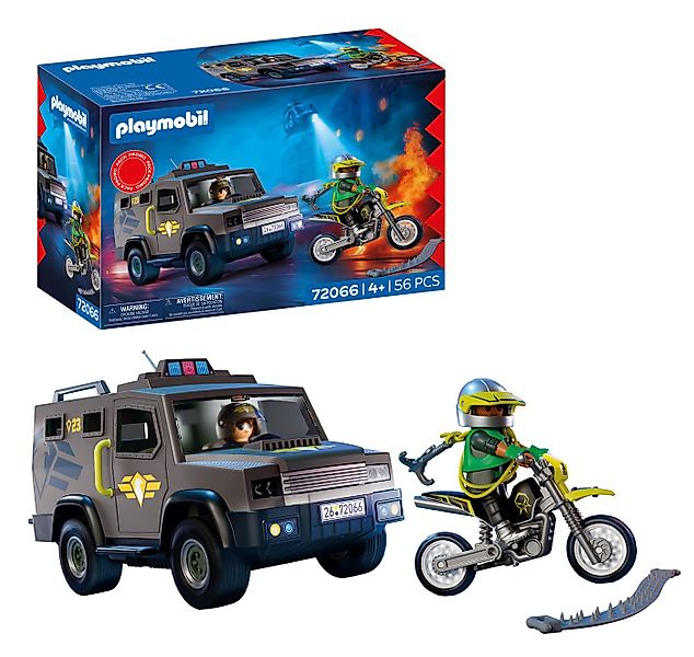 Playmobil® SWAT-Einsatzfahrzeug (72066), City Action Konstruktions-Spielset günstig online kaufen