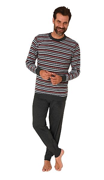 Normann Pyjama Normann Herren langarm Schlafanzug günstig online kaufen