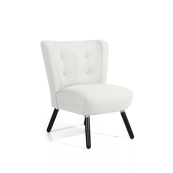 Max Winzer Sessel Neele Flachgewebe - Weiß günstig online kaufen