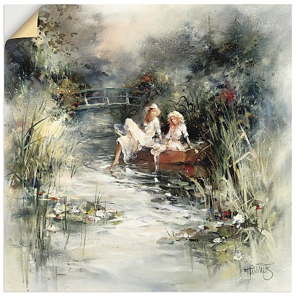 Artland Wandbild Frühlingsschein, Frau (1 St), günstig online kaufen