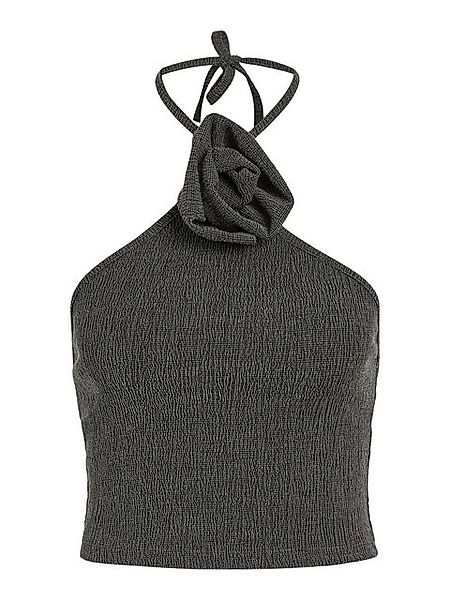 Noisy may Shirttop Eng anliegend Schluppenkragen ärmellos verkürzt NMROSIE günstig online kaufen