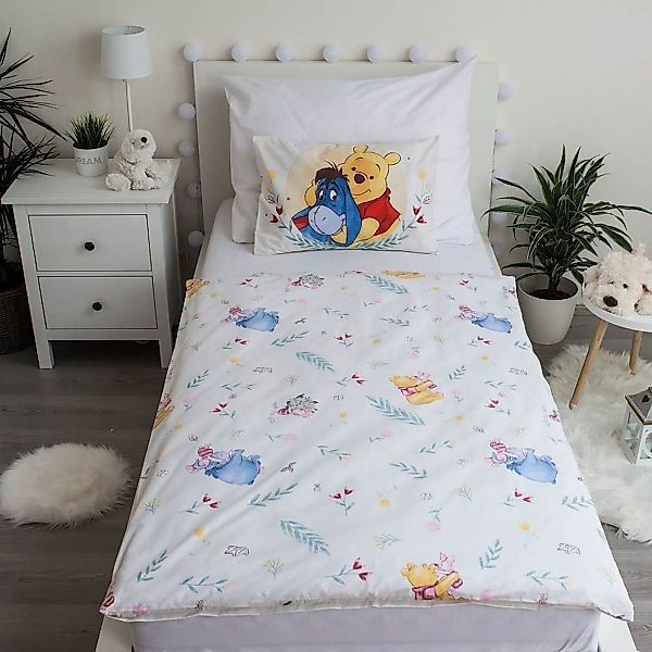 Disney Kinderbettwäsche Disney Winnie Puuh Babybettwäsche 100x135cm Bär, Re günstig online kaufen