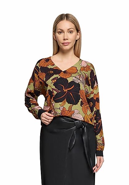 Cartoon Schlupfbluse "Damen mit Rippbündchen" günstig online kaufen