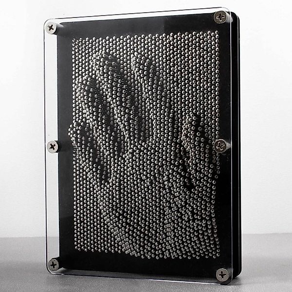 Goods+Gadgets Dekoobjekt 3D Nagelbild Pinart Bild günstig online kaufen
