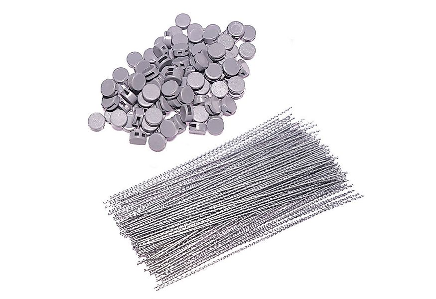 HMF 100 Plomben 8 mm + 100 Plombendrähte 100 mm Drahtseil (Set, 200 Tlg), z günstig online kaufen