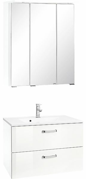 welltime Badmöbel-Set "Ravenna", (2 St.), mit Soft-Close Funktion günstig online kaufen