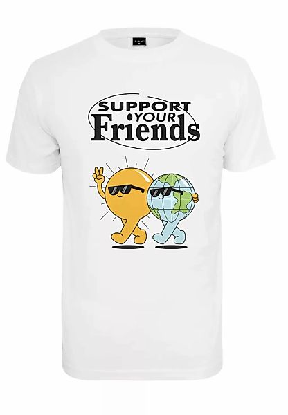 MisterTee Kurzarmshirt "MisterTee Herren Support your Friends Tee", (1 tlg. günstig online kaufen