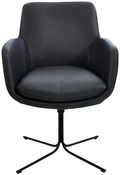 K+W Komfort & Wohnen Drehstuhl »Pego« () filigranem 4-Fuß-Gestell in schwar günstig online kaufen