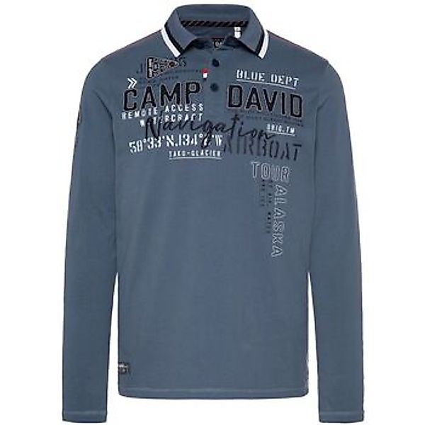 Camp David  T-Shirts & Poloshirts Poloshirt ALASKA ICE TOUR Langarmshirt günstig online kaufen