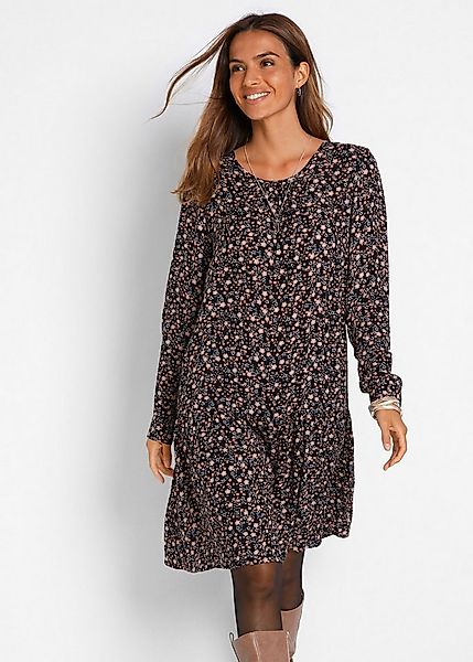 bonprix Minikleid mit All-Over Print günstig online kaufen