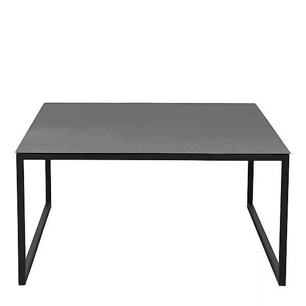 Designcouchtisch aus Stahl quadratischer Tischplatte günstig online kaufen