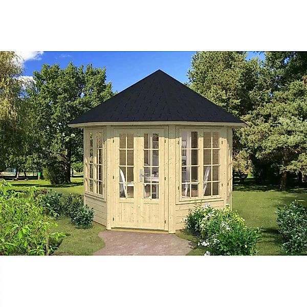 Finntherm Pavillon Louise-40 Naturbelassen 288 cm x 288 cm günstig online kaufen
