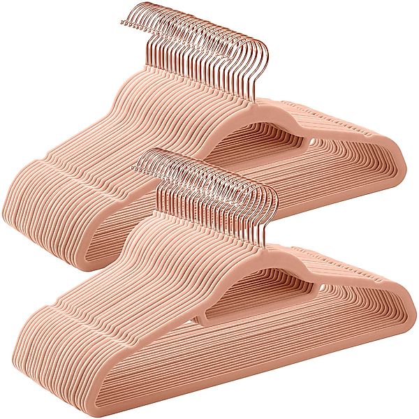 SONGMICS Kleiderbügel Bügel, (50-tlg), Samt Bügel, günstig online kaufen