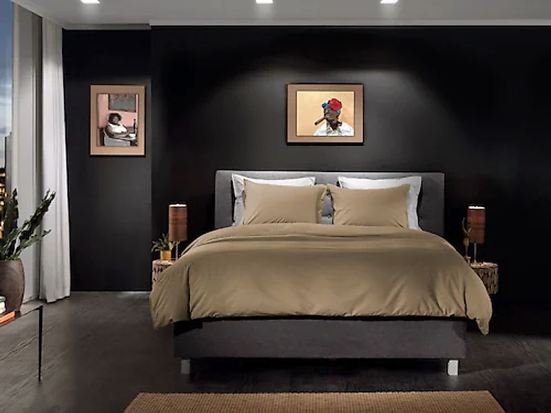 YELLOW Bettwäsche »Percale« 2 Stk. tlg. Uni Design, 100% Baumwolle ab 135x2 günstig online kaufen