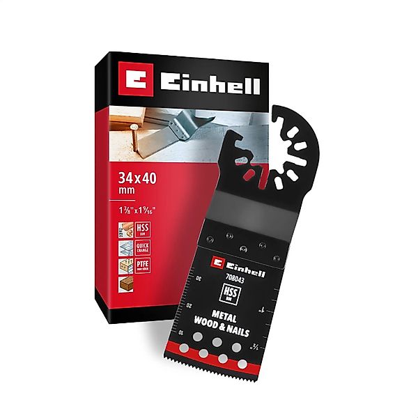 Einhell Tauchsägeblatt HSS BiM Curved 34 mm x 40 mm günstig online kaufen