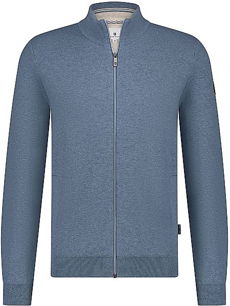 State Of Art Strickjacke Baumwolle Blau - Größe L günstig online kaufen