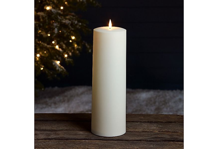 Lights4fun LED-Kerze TruGlow® LED Outdoor Kerze 30 x 10cm günstig online kaufen