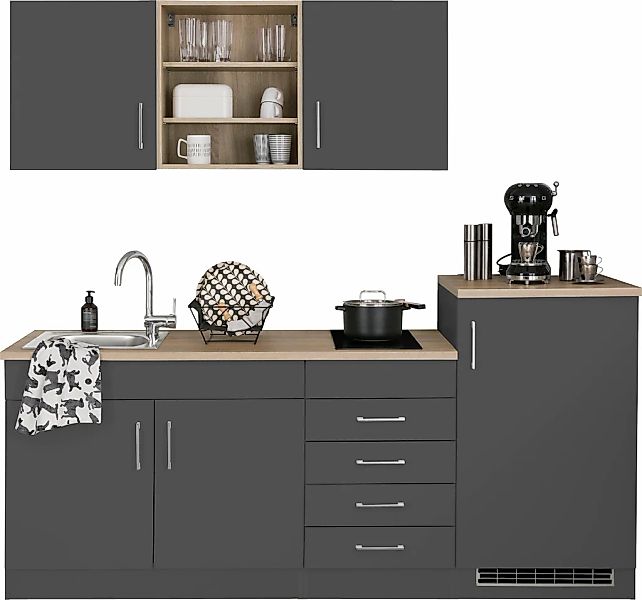 HELD MÖBEL Küche "Mali", Breite 210 cm, mit E-Geräten günstig online kaufen
