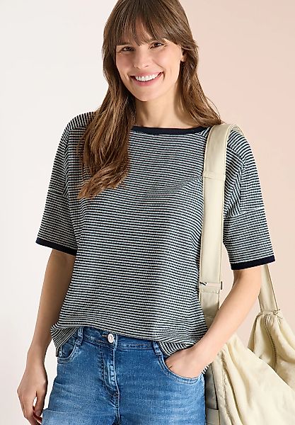 Cecil Rundhalsshirt mit U-Boot-Ausschnitt günstig online kaufen