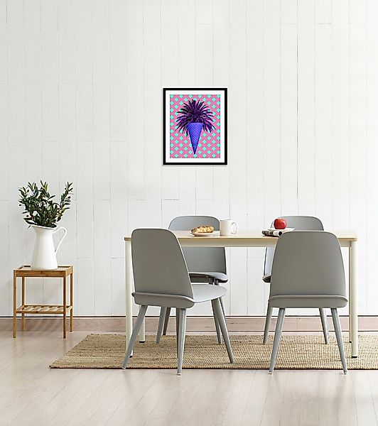 queence Bild »Stella«, Eis-Palmen-Pflanzen-Pflanzenbilder-Foto-Kunst-Lebens günstig online kaufen