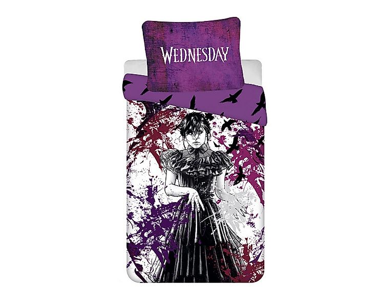 Jerry Fabrics Bettwäsche Wednesday Set 140 x 200 cm + 70 x 90 cm aus 100% P günstig online kaufen