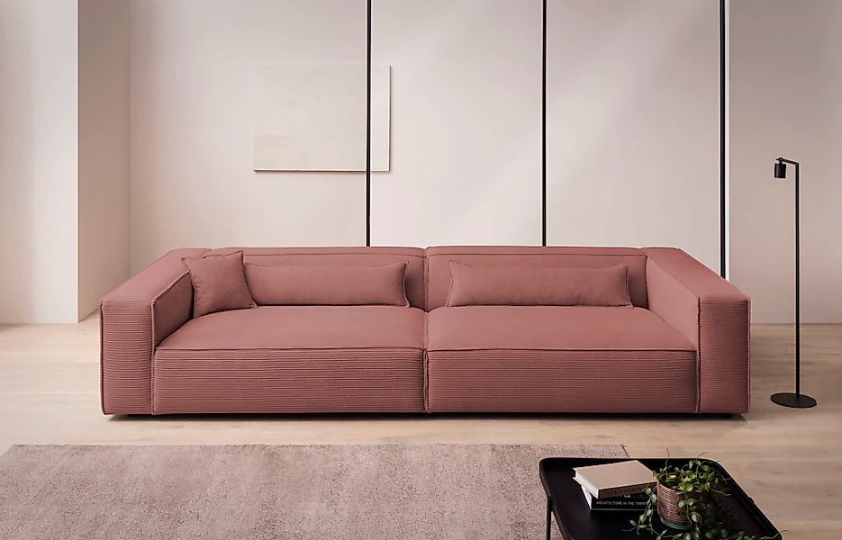 LeGer Home by Lena Gercke 3-Sitzer "PIARA, XXL Sofa mit Kedernaht, Big-Sofa günstig online kaufen