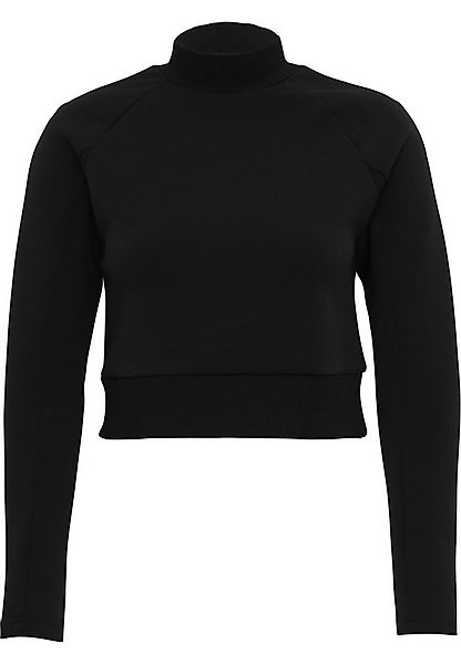 URBAN CLASSICS Sweatshirt Urban Classics Damen Ladies Interlock Short Turtl günstig online kaufen