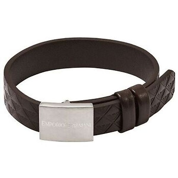 Emporio Armani Lederarmband Schmuck Geschenk Edelstahl günstig online kaufen