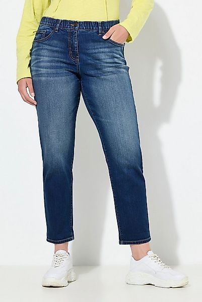 Ulla Popken Regular-fit-Jeans Boyfriend-Jeans 5-Pocket-Hose Komfortbund günstig online kaufen