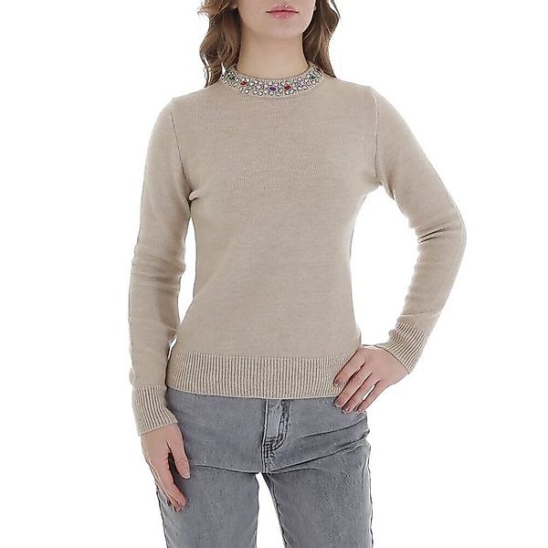 Ital-Design Strickpullover Damen Freizeit (88578853) Strass günstig online kaufen