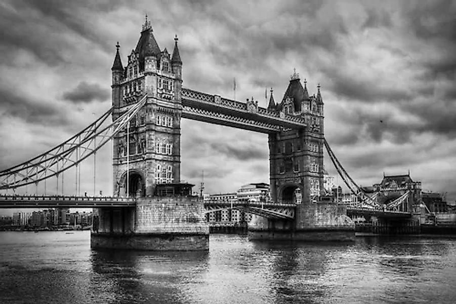 Papermoon Fototapete »Retro Tower Bridge« günstig online kaufen