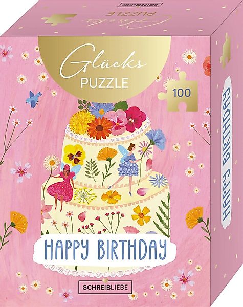 Korsch Verlag Puzzle Glückspuzzle-Happy Birthday, 100 günstig online kaufen