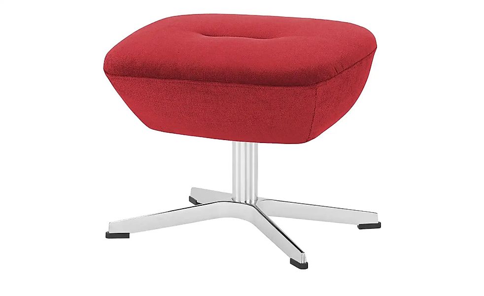 Fußablage  Globe ¦ rot ¦ Maße (cm): B: 50 H: 37 T: 36.0 Polstermöbel > Hock günstig online kaufen