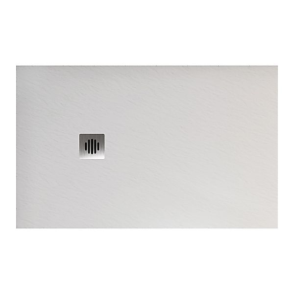 AICA 90 x 100cm Rechteck Duschtasse Weiß Schiefereffekt Duschwanne Für Dusc günstig online kaufen