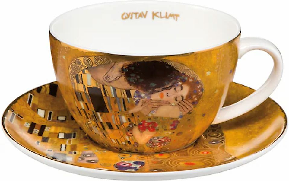 Goebel Cappuccinotasse »Der Kuss«, goldfarben günstig online kaufen