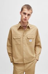 HUGO Blue Langarmhemd Ekynone mit Brusttaschen günstig online kaufen