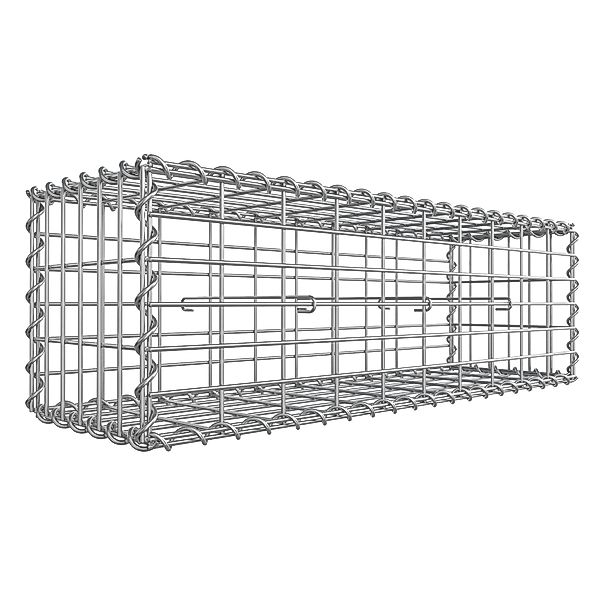 SONGMICS Gartenzaun Gabione, (1-St), Gabionenkorb, Metall-Steinkorb, günstig online kaufen