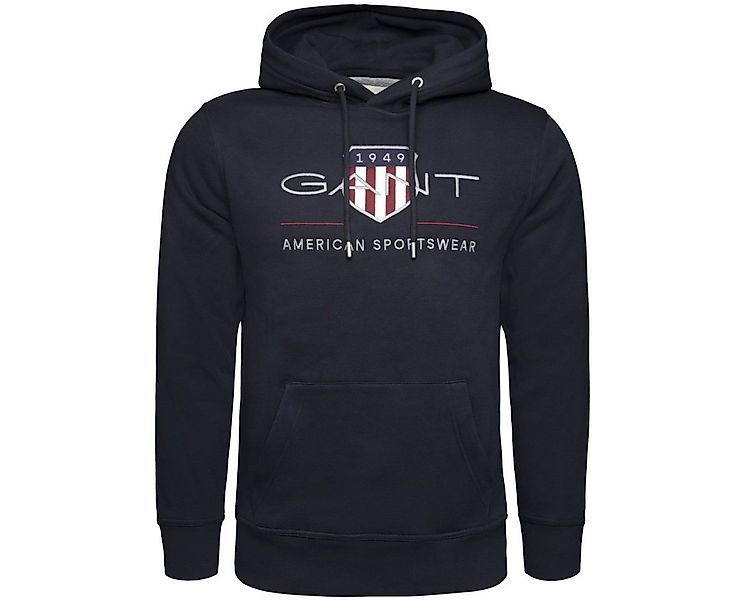 Gant Kapuzenpullover Reg Archive Shield Herren Hoodie, Pullover, Sweatshirt günstig online kaufen