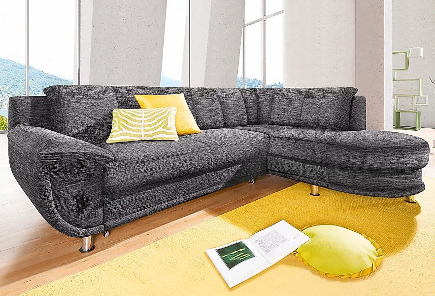 TRENDMANUFAKTUR Ecksofa »Rondo, zeitlos und elegant, bequem, L-Form«, wahlw günstig online kaufen
