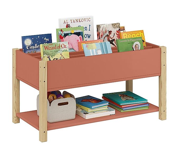 Bellabino Kinderregal Teme mit Fächern und Ablagefach, Bücherregal, Spielze günstig online kaufen