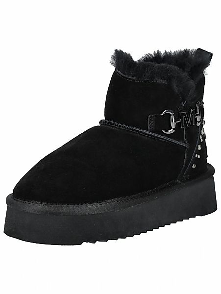 Mustang Shoes Plateaustiefelette "Mustang Shoes Stiefelette Veloursleder" günstig online kaufen
