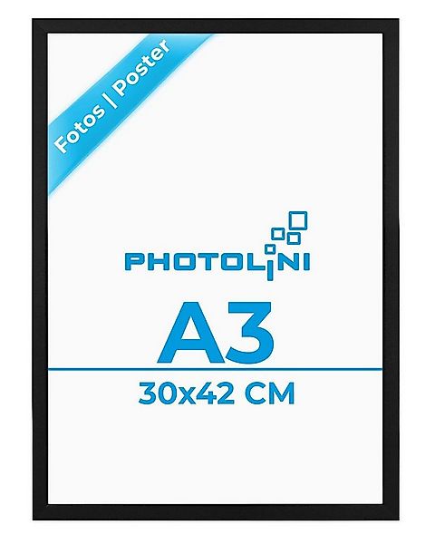 PHOTOLINI Bilderrahmen 30x42 cm / A3 Poster-Rahmen, zum Aufhängen, für 1 Bi günstig online kaufen