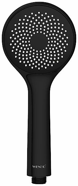 WENKO Handbrause "Watersaving" 1 Stk. tlg. Schwarz matt, Ø 9,5 cm günstig online kaufen