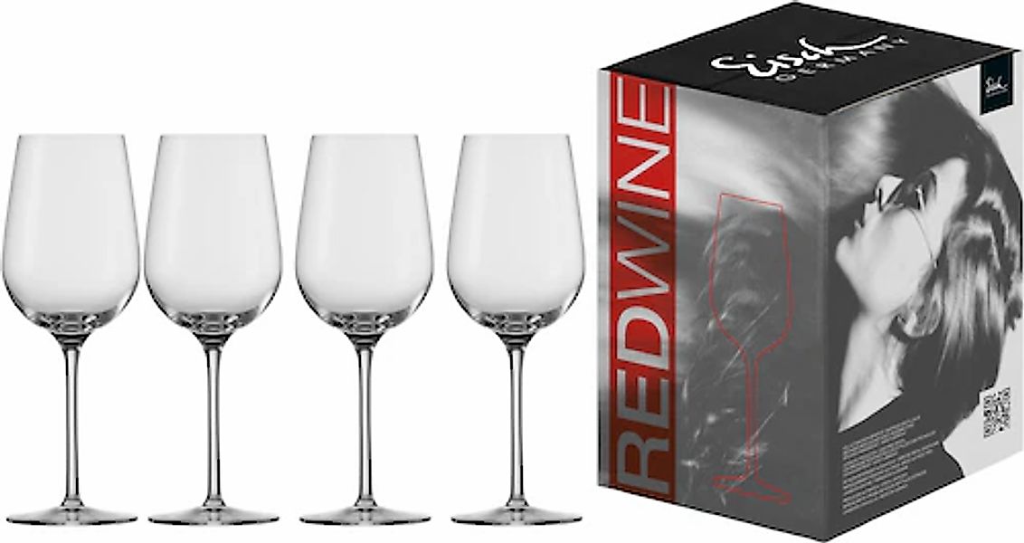 Eisch Germany Rotweinglas »Vinezza«, (Set, 4 tlg.), bleifrei, 430 ml, 4-tei günstig online kaufen