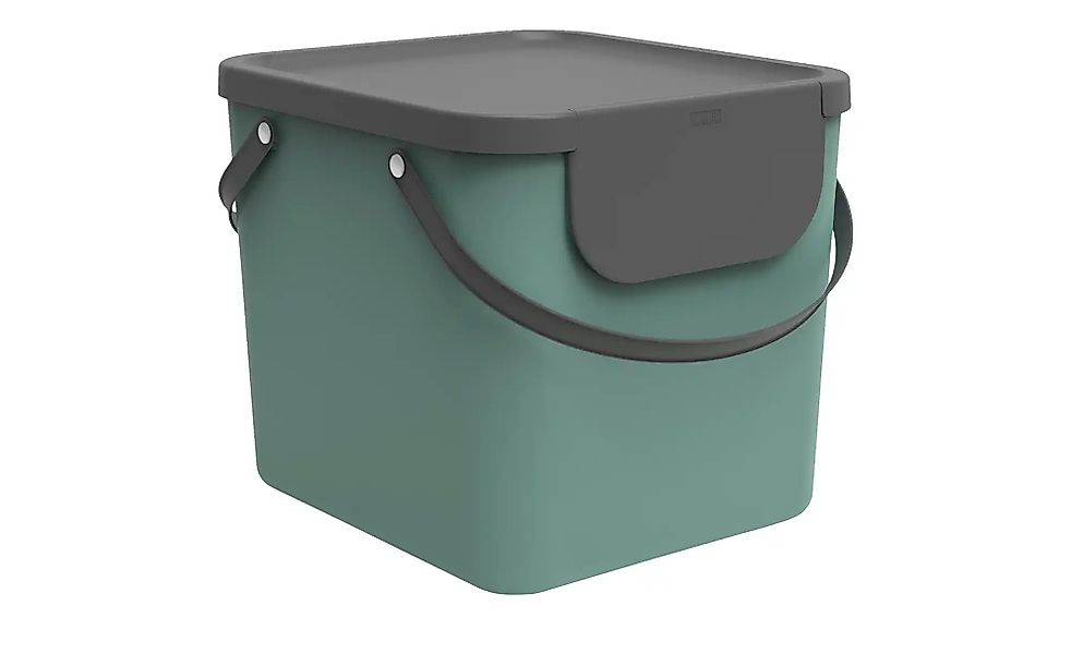Rotho Müllsystem  Albula ¦ grün ¦ Kunststoff ¦ Maße (cm): B: 39,8 H: 35,8 T günstig online kaufen