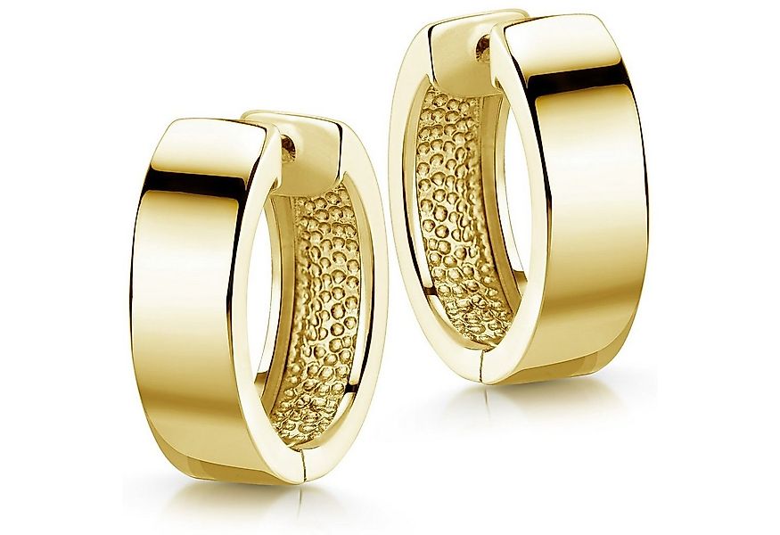 Materia Klappcreolen Gold Damen 18mm SO-471, aus 925 Sterling Silber, vergo günstig online kaufen