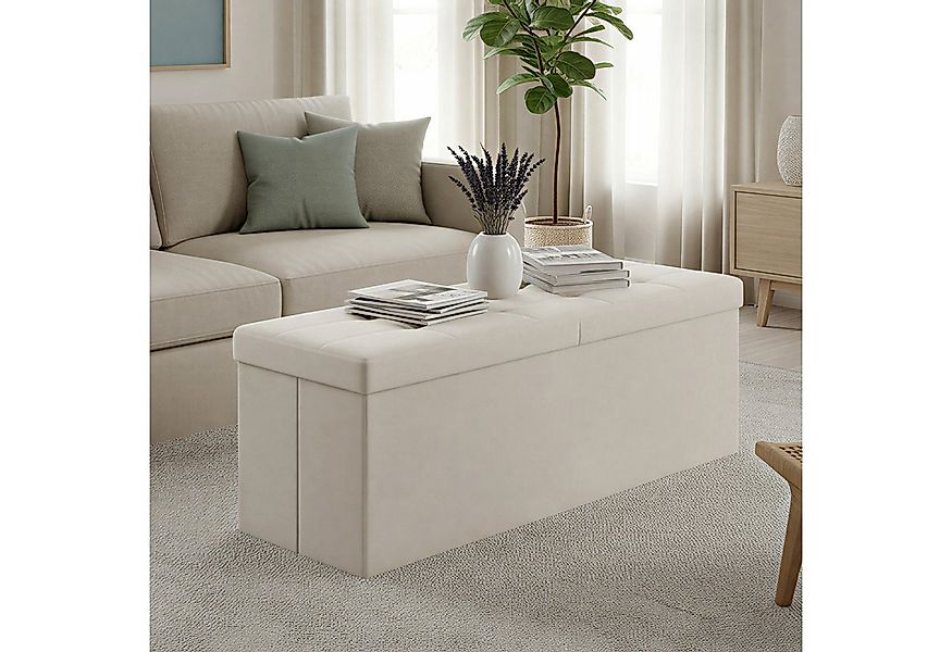 SONGMICS Sitzbank, Sitztruhe mit Deckel, für Eingangsbereich, Aufbewahrungs günstig online kaufen