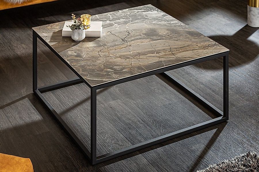 riess-ambiente Couchtisch SYMBIOSE 75cm taupe / schwarz (Einzelartikel, 1-S günstig online kaufen