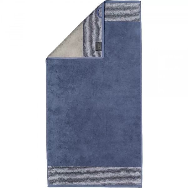 Cawö - Luxury Home Two-Tone 590 - Farbe: nachtblau - 10 - Handtuch 50x100 c günstig online kaufen