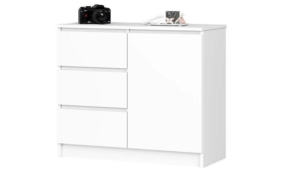 Kommode  Kubra ¦ weiß ¦ Maße (cm): B: 80 H: 77 Kommoden & Sideboards > Side günstig online kaufen